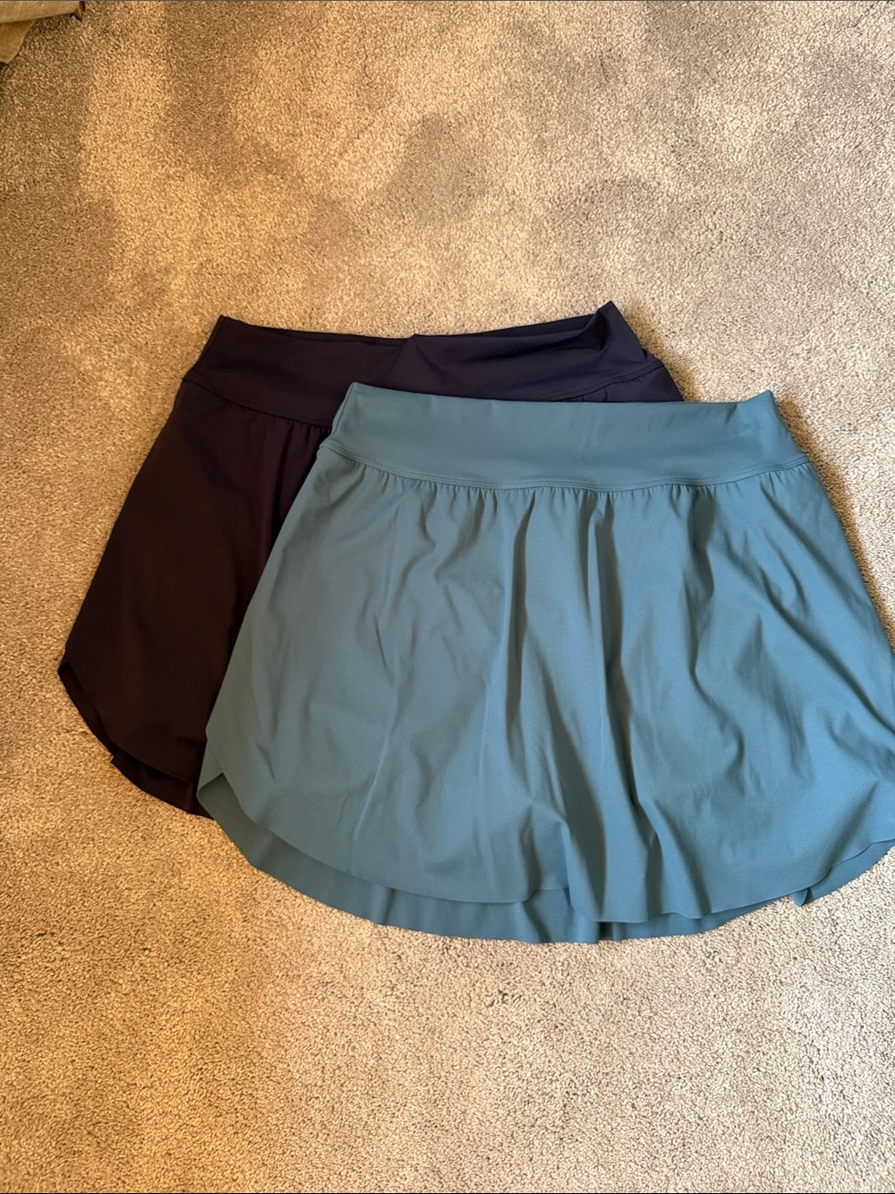 CRZ Women’s Active Skort - Teal and Navy set